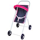 Carrinho Para Boneca Passeio Simples Azul 59cm - Mep Kids