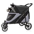 Carrinho para Cachorro Halitaa Grande Dobrável com Absorção de Impacto Cinza Carrinho para Cachorro Halitaa Grande Dobrável com Absorção de Impacto Cinza