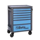 Carrinho para Ferramentas 07 Gavetas RSC24/7 Azul + Kit Berço Básico com 29 Peças Uso Geral 5900BR/KIT-BAS Beta