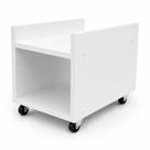 Carrinho para gabinete CPU computador home office organizado - Branco Carrinho para gabinete CPU computador home office organizado - Branco