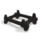 Carrinho para gabinete e/ou nobreak force line preto com rodinhas