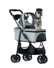 Carrinho para passeio pet Cinza