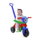 Carrinho Passeio Triciclo Motoca Empurrador Proteção Criança Baby Dog Vermelho Cód. 1738