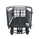 Carrinho Plataforma metalico com 4 abas capacidade 1000kg