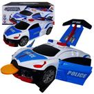 Carrinho Policial Lança Discos Luzes Led Sons E Abre Portas_HM TOYS