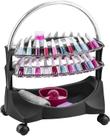 Carrinho Porta Esmaltes Expositor Manicure Dompel Smaltbell Classic Preto Cromado Carrinho Porta Esmaltes Expositor Manicure Dompel Smaltbell Classic Preto Cromado