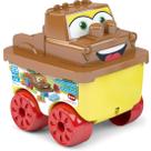 Carrinho Racer Resgate Caixa Blocos Montar e Encaixar 25 Peças Grandes Para Bebê Dismat
