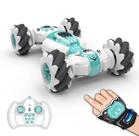 Carrinho Rc Stunt Com Controle Remoto Gesto Sensor Led E Som