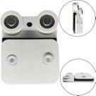 Carrinho Roldana 1126 Dupla stanley Porta De Vidro - Branco