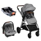 Carrinho Romanzo Travel System Moisés Bebê Conforto e Base Veicular 3 em 1 Infanti