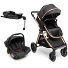 Carrinho Romanzo Travel System Moisés Bebê Conforto e Base Veicular com ISOFIX 3 em 1 Infanti