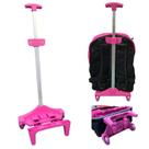 Carrinho Suporte de 1 Haste para mochila de 43 A 45 cm de Alumínio ROSA