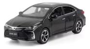 Carrinho Toyota Corolla De Metal Miniatura Cor Preto