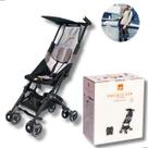 Carrinho Transporte Passeio Gb Bebê Pockit Air All terrain Velvet Black