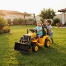 Carrinho Trator Elétrico Infantil Amarelo 6V Recarregável Unitoty Brinquedo Realista Carrinho Trator Elétrico Infantil Amarelo 6V Recarregável Unitoty Brinquedo Realista