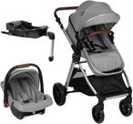 Carrinho Travel System Romanzo Trio Isofix Cinza Grannizo - Infanti