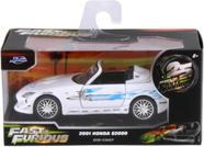 Carrinho Velozes e Furiosos Honda S2000 Branco Jada JAD35397 Carrinho Velozes e Furiosos Honda S2000 Branco Jada JAD35397