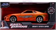 Carrinho Velozes E Furiosos Toyota Supra Laranja Brian Jada Carrinho Velozes E Furiosos Toyota Supra Laranja Brian Jada