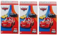 Carrinhos Disney Pixar Cars 3 - Pacote com 3 Miniaturas Fundidas sob Pressão