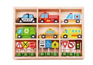 Carrinhos e Placas de Trânsito Brinquedo Educativo - Tooky Toy