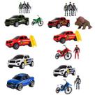 Carrinhos Pick Up Resgate Policia Militar Brinquedo Meninos