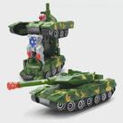 Carro bate e volta robo tanque com som e luz transformes. Carro bate e volta robo tanque com som e luz transformes.