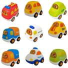 Carro brinquedo a fricção para criança cartoon car sortidos ms4212 om utilidades kit com 5 unidades