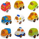 Carro Brinquedo Criança Mini Presente Carrinhos Fricção Kit 9 Unidades cartoon car cores diversas