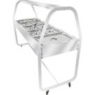 Carro Buffet com 10 Cubas Quentes Venâncio EA10TC Termo Cromada