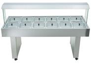 Carro Buffet Conjugado 4Cubas Gelox 8Cubas Termico Bbmm-12 12 Cubas 220V - Edanca