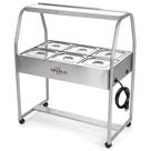 Carro Buffet Termico Spl-507 6 Cubas 127V - Spolu