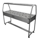 Carro Buffet Termico Spl513 10 Cubas Quentes 127V Spolu
