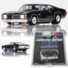 Carro caça-níqueis HO AFX 22087 Mega-G+ 1972 Chevelle SS454 preto