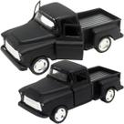Carro Caminhonete Miniatura Preto Metal Colecionável Fricção