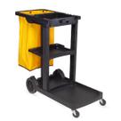 Carro Carrinho Funcional Black Preto Para Limpeza Profissional Perfect Pro Condor