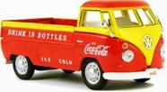 Carro Coca-cola Kombi Volkswagen Pickup 1962 Motor City 1/43 Cor Vermelho