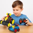 Carro Controle Remoto Crazy Fox 360 Carro de Brinquedo Acrobático Infantil com Giros 360, Iluminação LED e Manobras