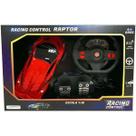Carro Controle Remoto Racing Control Raptor Vermelho Multikids