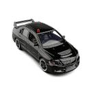 Carro de brinquedo Alloy Lancer Evo IX 9 Police 1:32 com som e luz