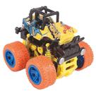 Carro de brinquedo, desenho animado, modelo de caminhão, roxo inercial, 9 cm