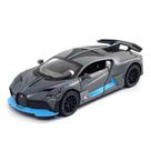 Carro de brinquedo FLYKIRIN Bugatti Divo fundido sob pressão em escala 1:32 com crianças leves