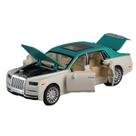 Carro de brinquedo fundido Rolls-Royce Phantom com som e luz 1:32