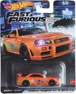 Carro de Brinquedo Hot Wheels Nissan Skyline GT-R Fast & Furious - Laranja