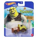 Carro de brinquedo Hot Wheels Shrek Character 1:64 em escala verde