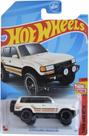 Carro de brinquedo Hot Wheels Toyota Land Cruiser 80 antes e agora 1:64