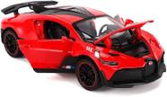 Carro de brinquedos Bugatti Divo Alloy Model Car, 1:32 Diecast Car Presentes para 3 a 12 anos