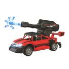 Carro De Controle Rancing Canhão Lança Bolinhas De Agua Vermelho Canhão