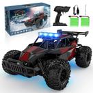 Carro de controle remoto BLUEJAY escala 1:12 33KM/H com farol de LED