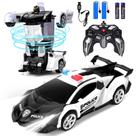 Carro de controle remoto Dolanus Transform Robot RC com baterias Carro de controle remoto Dolanus Transform Robot RC com baterias