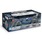 Carro de Controle Remoto Evolution Fórmula 1 Super Stunt Drift Azul 2.4G com Luz e Som BR2260 - Multikids
